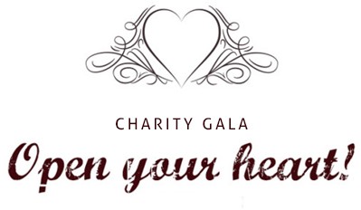 Open Your Heart charity gala logo